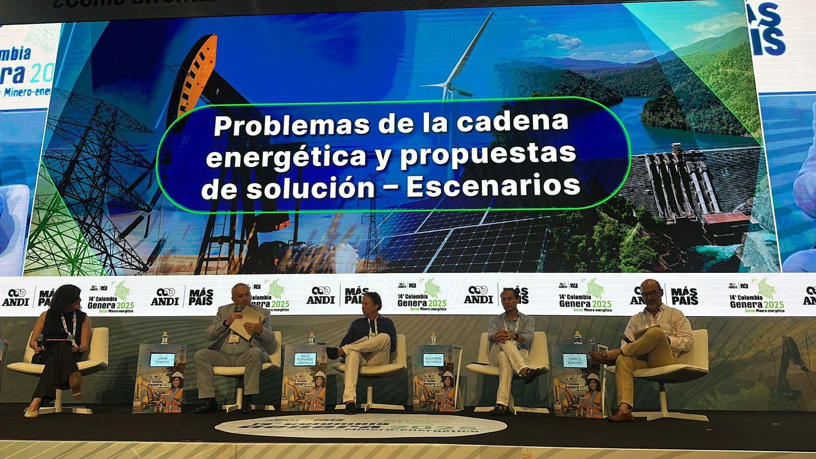 Presentes en el panel ‘Problemas de la cadena energética y propuestas ...